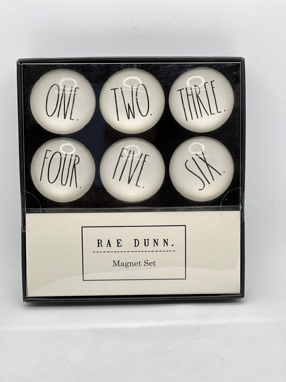 Rae Dunn Number Magnets Set
